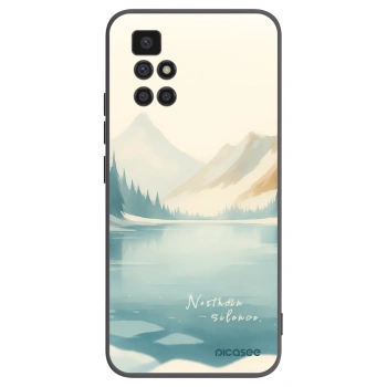 Picasee Μαύρη θήκη σιλικόνης για Xiaomi Redmi 10 - NOTHERN SILENCE