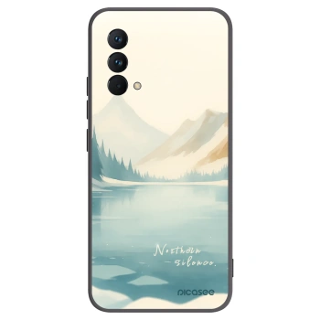 Picasee Μαύρη θήκη σιλικόνης για Realme GT Master Edition 5G - NOTHERN SILENCE