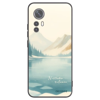 Picasee Μαύρη θήκη σιλικόνης για Xiaomi 12X - NOTHERN SILENCE