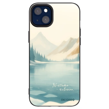 Picasee Μαύρη θήκη σιλικόνης για Apple iPhone 14 Plus - NOTHERN SILENCE