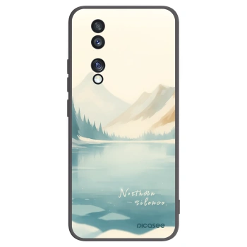Picasee Μαύρη θήκη σιλικόνης για Honor 70 - NOTHERN SILENCE