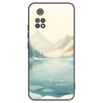 Picasee Μαύρη θήκη σιλικόνης για Xiaomi Poco M4 Pro - NOTHERN SILENCE