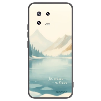 Picasee Μαύρη θήκη σιλικόνης για Xiaomi 13 Pro - NOTHERN SILENCE