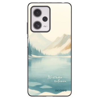 Picasee Μαύρη θήκη σιλικόνης για Xiaomi Redmi Note 12 Pro+ 5G - NOTHERN SILENCE