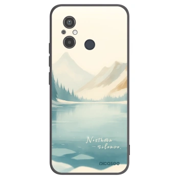 Picasee Μαύρη θήκη σιλικόνης για Xiaomi Redmi 12C - NOTHERN SILENCE
