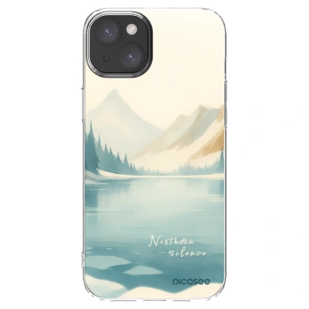 Picasee διαφανής θήκη σιλικόνης Apple iPhone 15 Plus - NOTHERN SILENCE