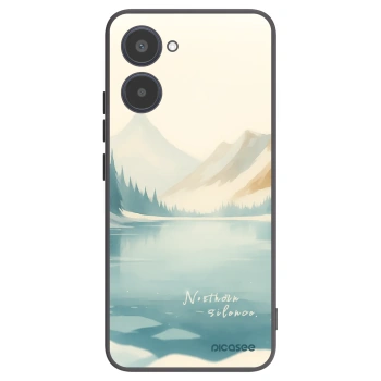 Picasee Μαύρη θήκη σιλικόνης για Realme 10 4G - NOTHERN SILENCE