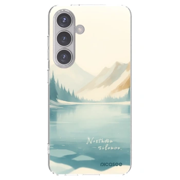 Picasee διαφανής θήκη σιλικόνης Samsung Galaxy S24 S921B 5G - NOTHERN SILENCE