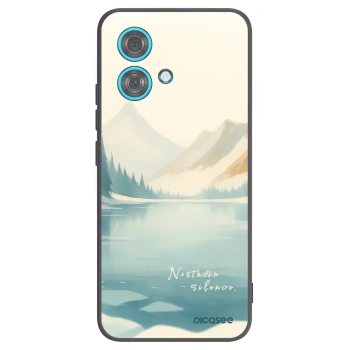 Picasee Μαύρη θήκη σιλικόνης για Motorola Edge 40 Neo - NOTHERN SILENCE