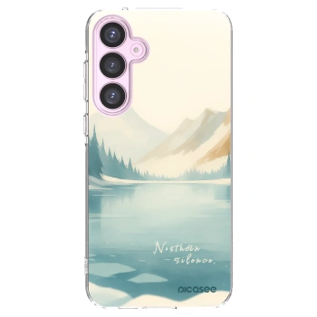 Picasee διαφανής θήκη σιλικόνης Samsung Galaxy A55 5G A556B - NOTHERN SILENCE