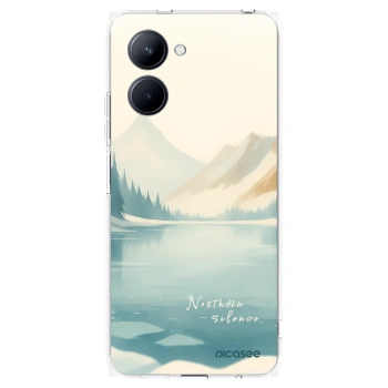 Picasee διαφανής θήκη σιλικόνης Realme C33 (2023) - NOTHERN SILENCE