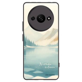 Picasee Μαύρη θήκη σιλικόνης για Xiaomi Redmi A3 - NOTHERN SILENCE