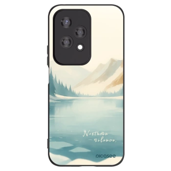 Picasee Μαύρη θήκη σιλικόνης για Honor 200 Lite - NOTHERN SILENCE