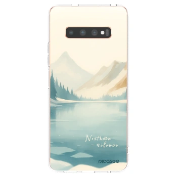Picasee διαφανής θήκη σιλικόνης Samsung Galaxy S10 Plus G975 - NOTHERN SILENCE