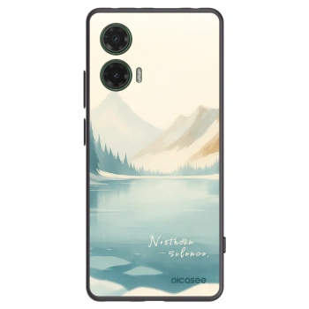 Picasee Μαύρη θήκη σιλικόνης για Motorola Moto G35 5G - NOTHERN SILENCE