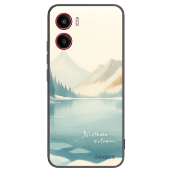 Picasee Μαύρη θήκη σιλικόνης για Motorola Moto G05 - NOTHERN SILENCE