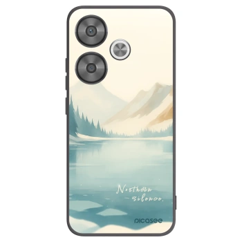 Picasee Μαύρη θήκη σιλικόνης για Xiaomi Poco F6 - NOTHERN SILENCE