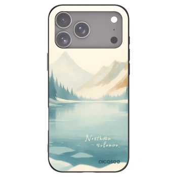Picasee Μαύρη θήκη σιλικόνης για Apple iPhone 17 Pro Max - NOTHERN SILENCE