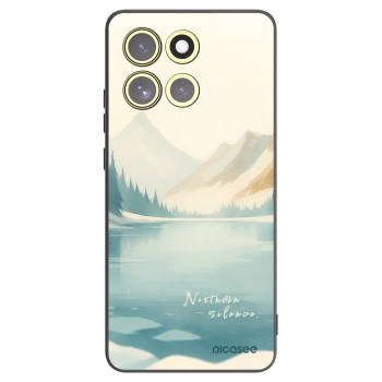 Picasee Μαύρη θήκη σιλικόνης για Motorola Moto G86 5G - NOTHERN SILENCE