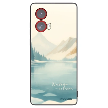 Picasee Μαύρη θήκη σιλικόνης για Motorola Edge 50 Fusion - NOTHERN SILENCE