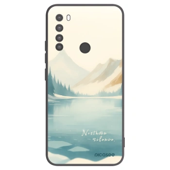 Picasee Μαύρη θήκη σιλικόνης για Xiaomi Redmi Note 8 - NOTHERN SILENCE