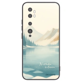Picasee Μαύρη θήκη σιλικόνης για Xiaomi Mi Note 10 (Pro) - NOTHERN SILENCE