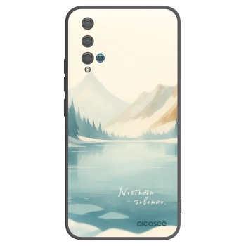 Picasee Μαύρη θήκη σιλικόνης για Huawei Nova 5T - NOTHERN SILENCE