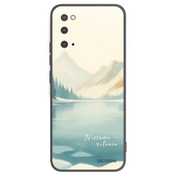 Picasee Μαύρη θήκη σιλικόνης για Samsung Galaxy S20 G980F - NOTHERN SILENCE