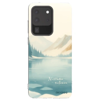 Picasee διαφανής θήκη σιλικόνης Samsung Galaxy S20 Ultra 5G G988F - NOTHERN SILENCE