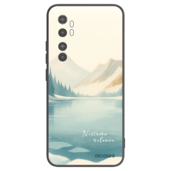 Picasee Μαύρη θήκη σιλικόνης για Xiaomi Mi Note 10 Lite - NOTHERN SILENCE
