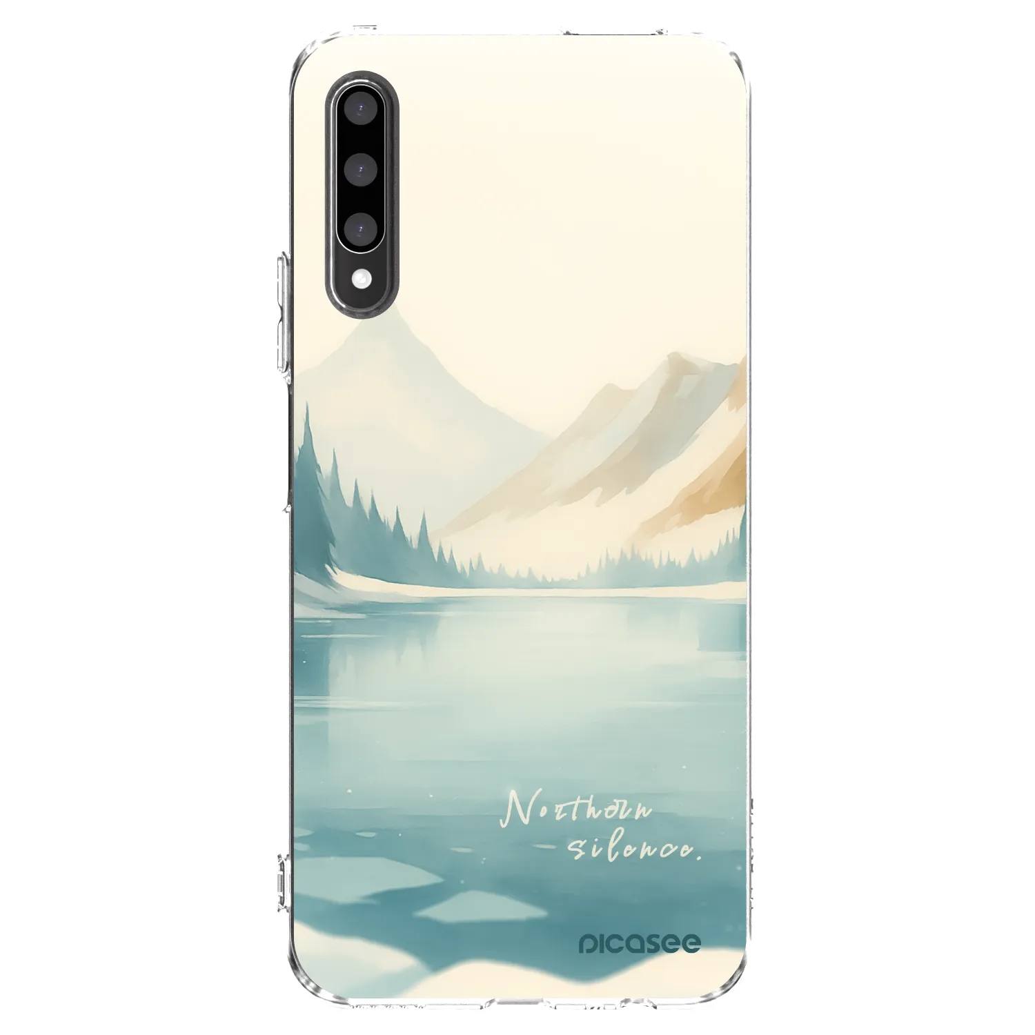 Picasee διαφανής θήκη σιλικόνης Honor 9X Pro - NOTHERN SILENCE