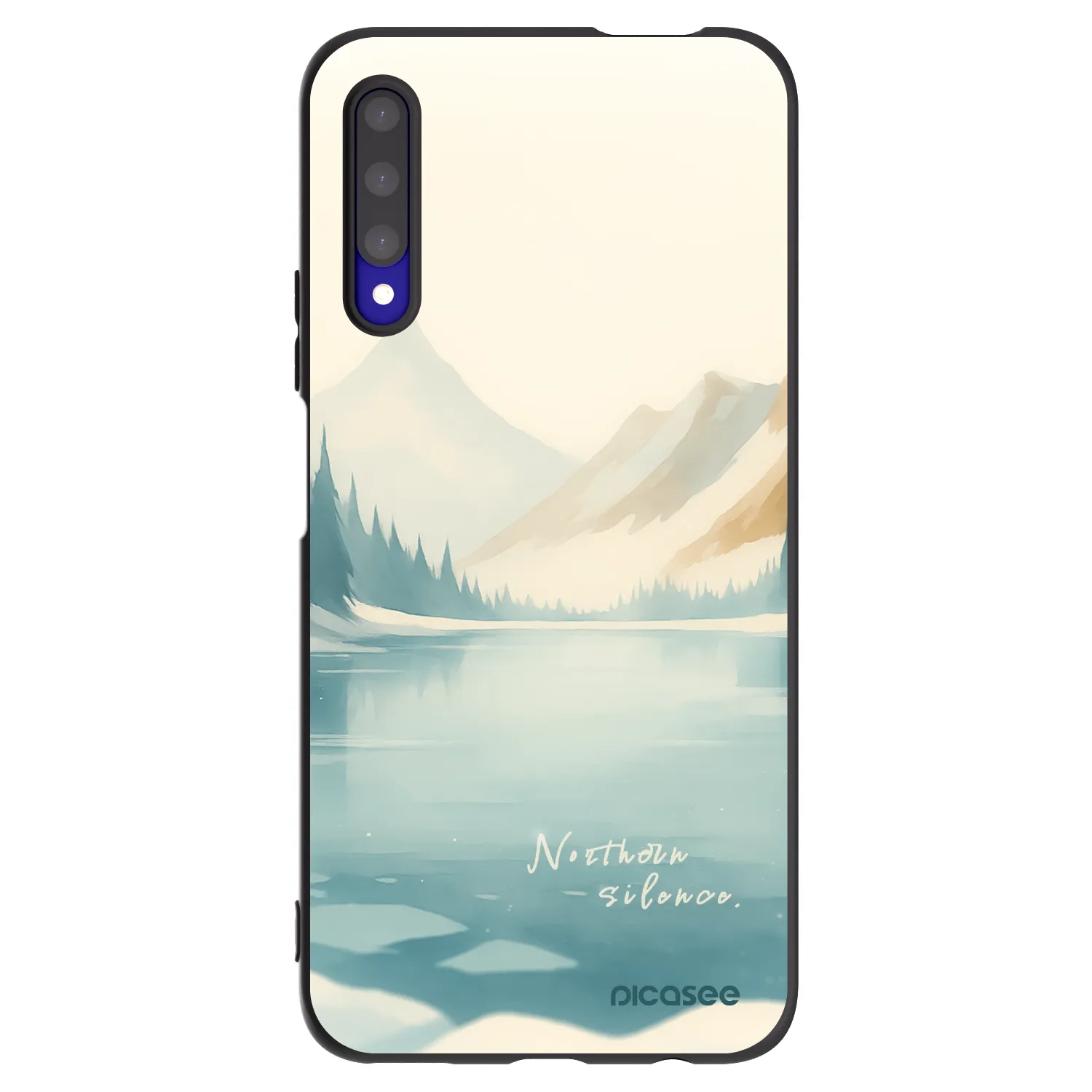 Picasee Μαύρη θήκη σιλικόνης για Honor 9X Pro - NOTHERN SILENCE