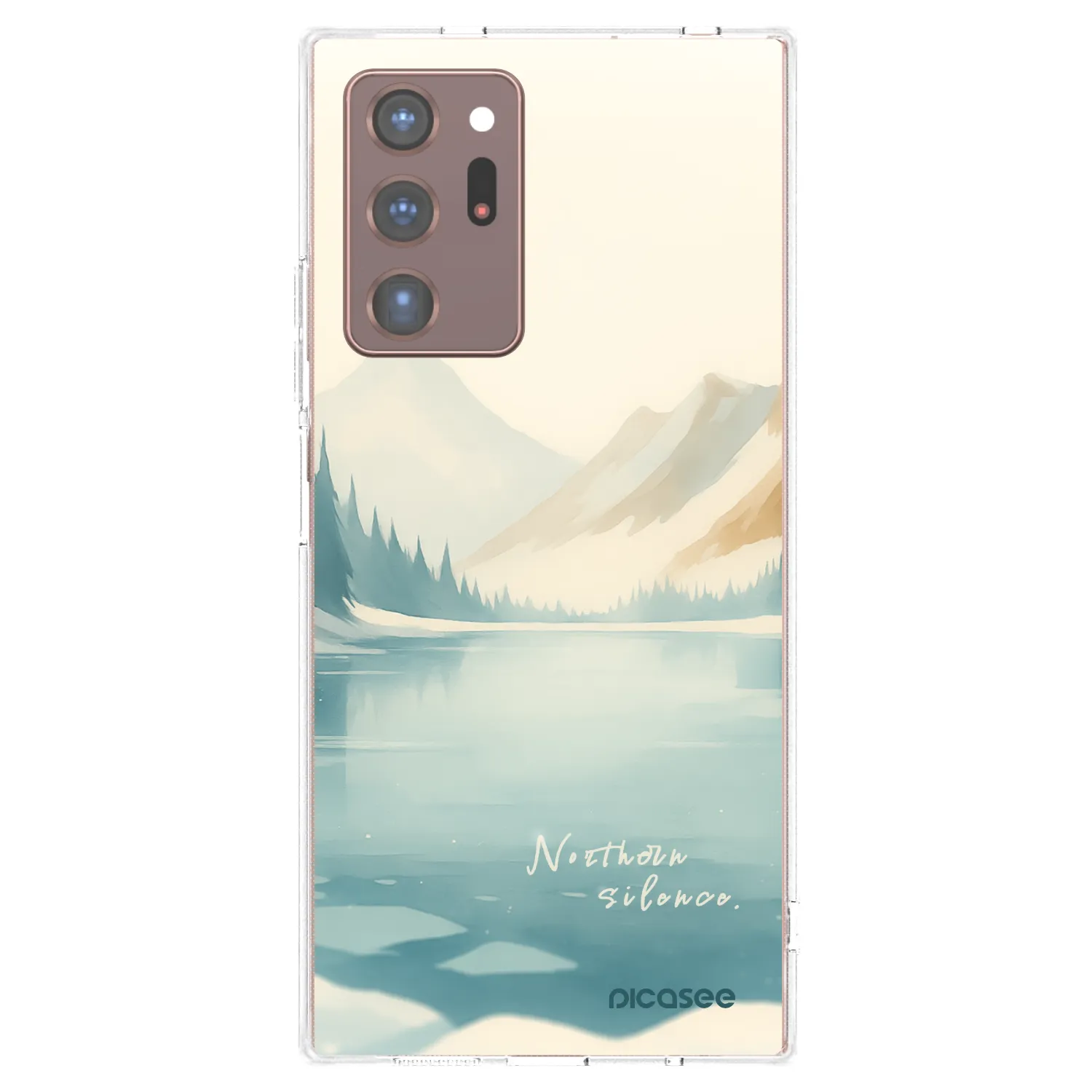 Picasee διαφανής θήκη σιλικόνης Samsung Galaxy Note 20 Ultra - NOTHERN SILENCE