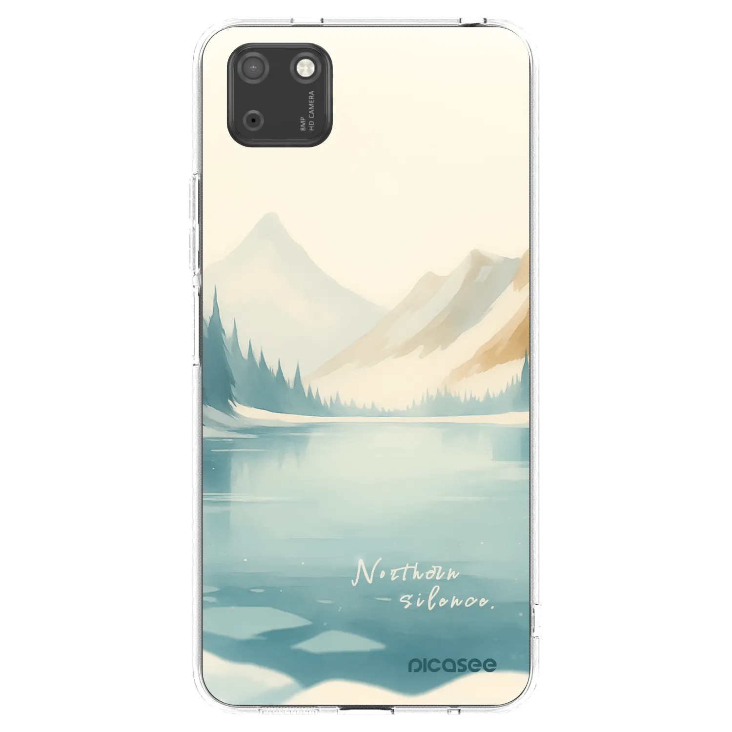 Picasee διαφανής θήκη σιλικόνης Huawei Y5P - NOTHERN SILENCE