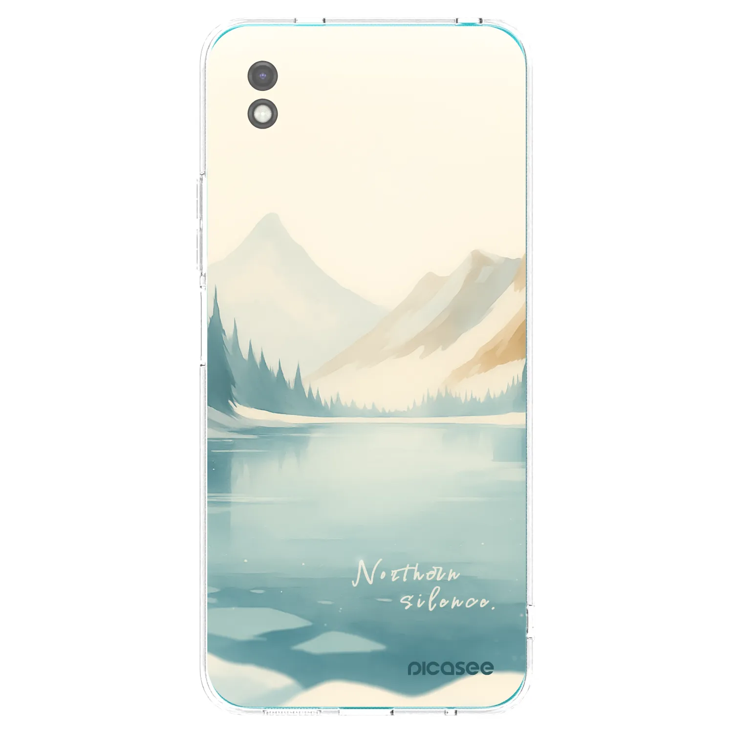 Picasee Μαύρη θήκη σιλικόνης για Xiaomi Redmi 9A - NOTHERN SILENCE