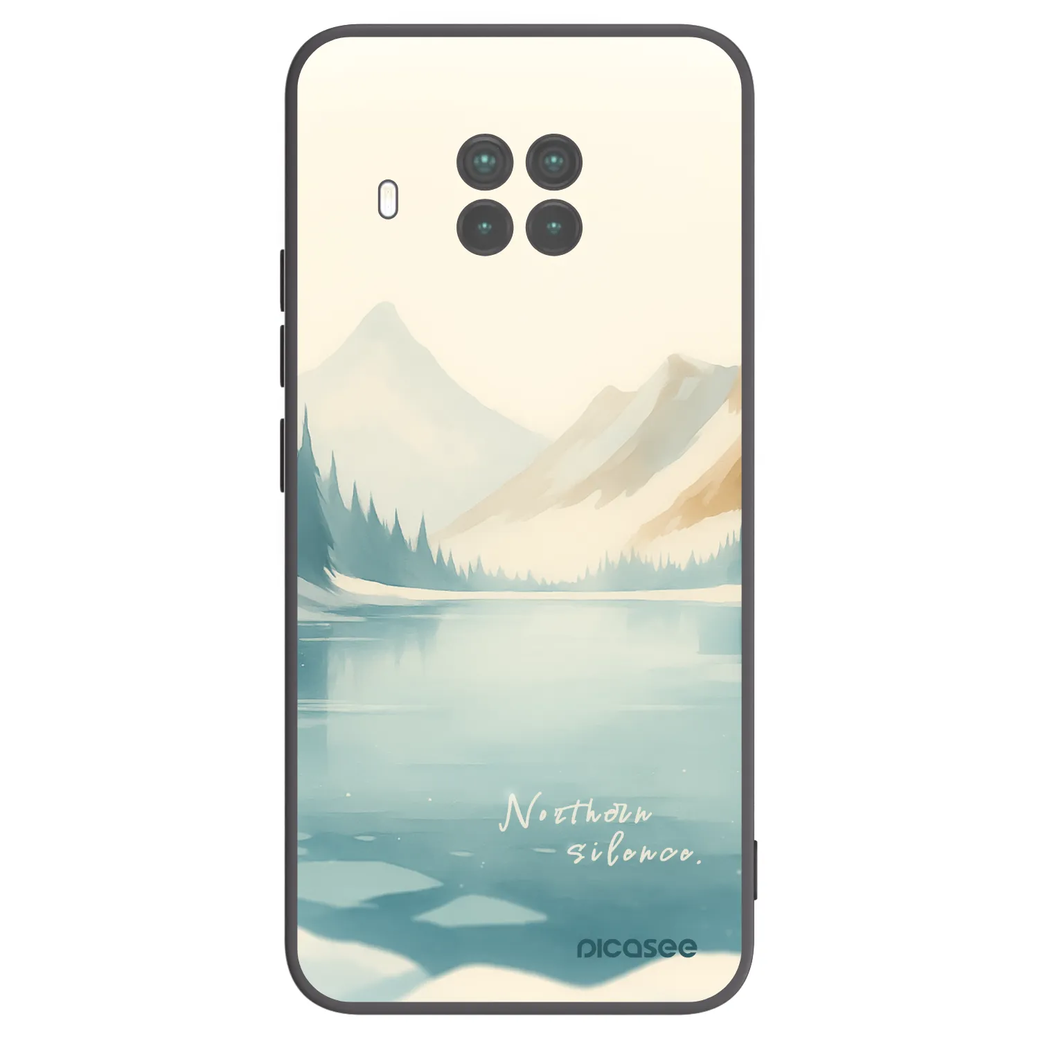Picasee Μαύρη θήκη σιλικόνης για Xiaomi Mi 10T Lite - NOTHERN SILENCE