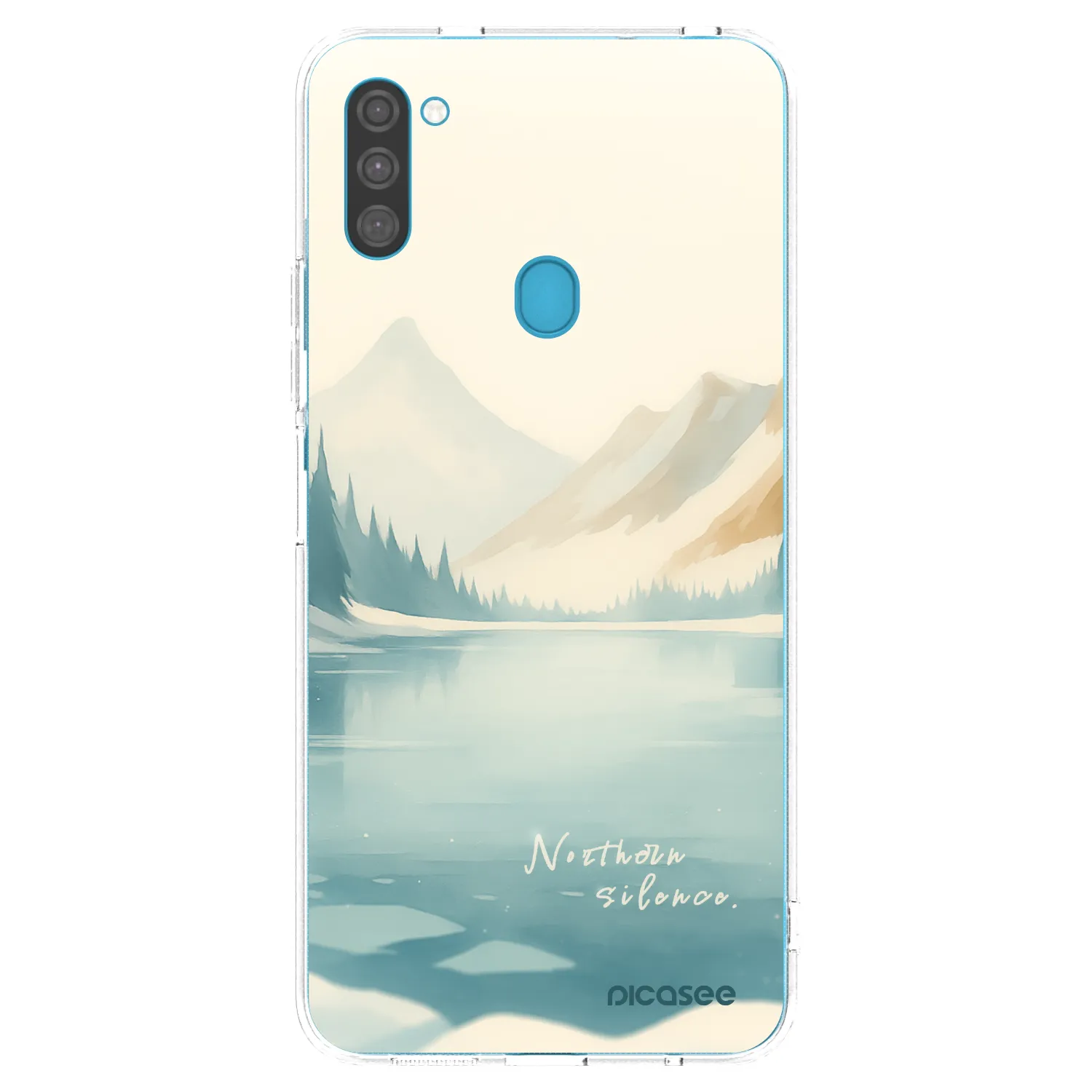 Picasee διαφανής θήκη σιλικόνης Samsung Galaxy M11 - NOTHERN SILENCE