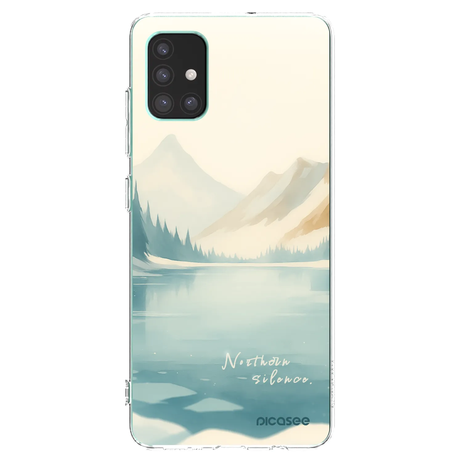 Picasee διαφανής θήκη σιλικόνης Samsung Galaxy M51 M515F - NOTHERN SILENCE