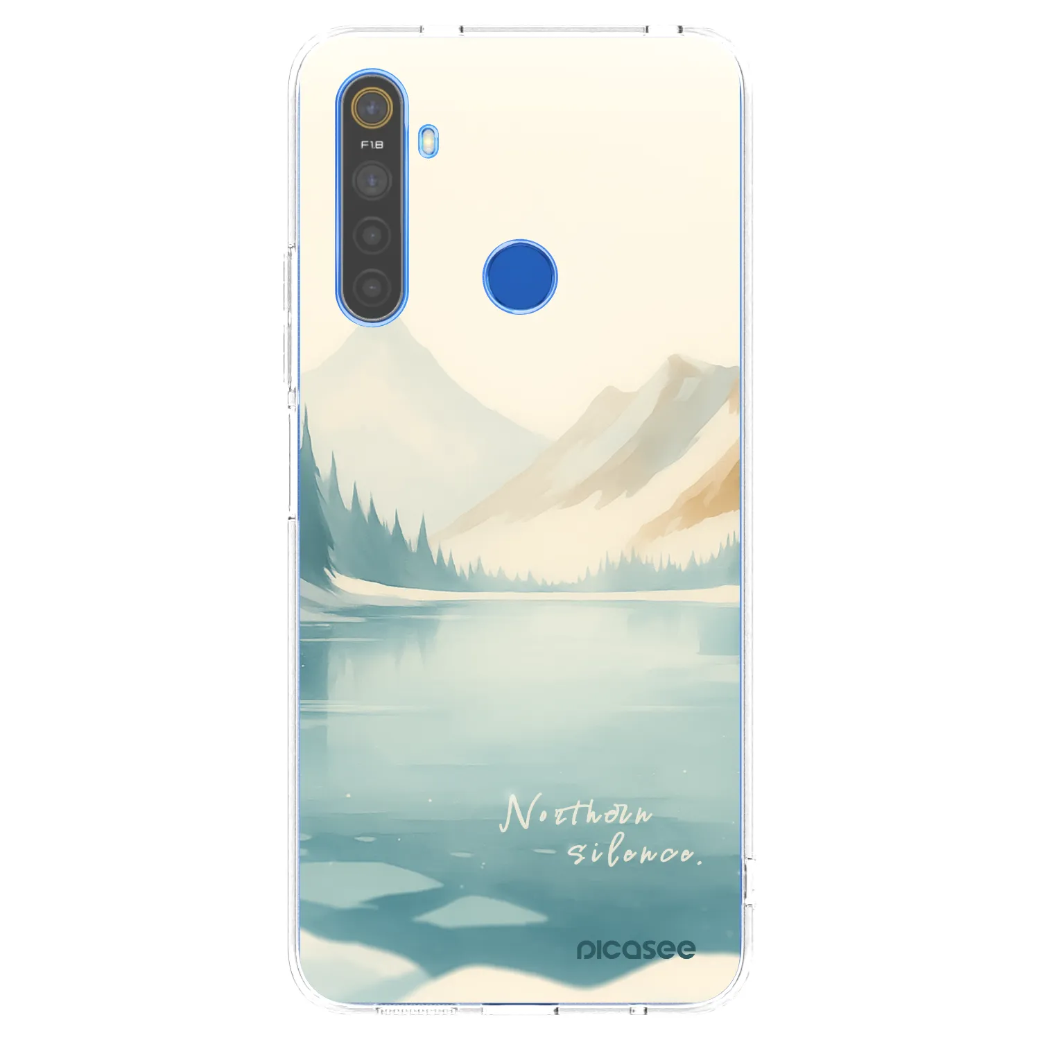 Picasee διαφανής θήκη σιλικόνης Realme 5 - NOTHERN SILENCE