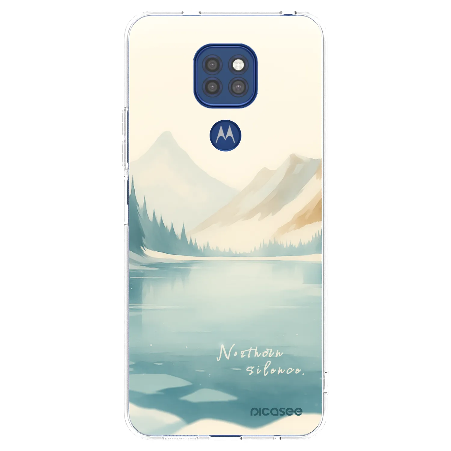 Picasee διαφανής θήκη σιλικόνης Motorola Moto G9 Play - NOTHERN SILENCE