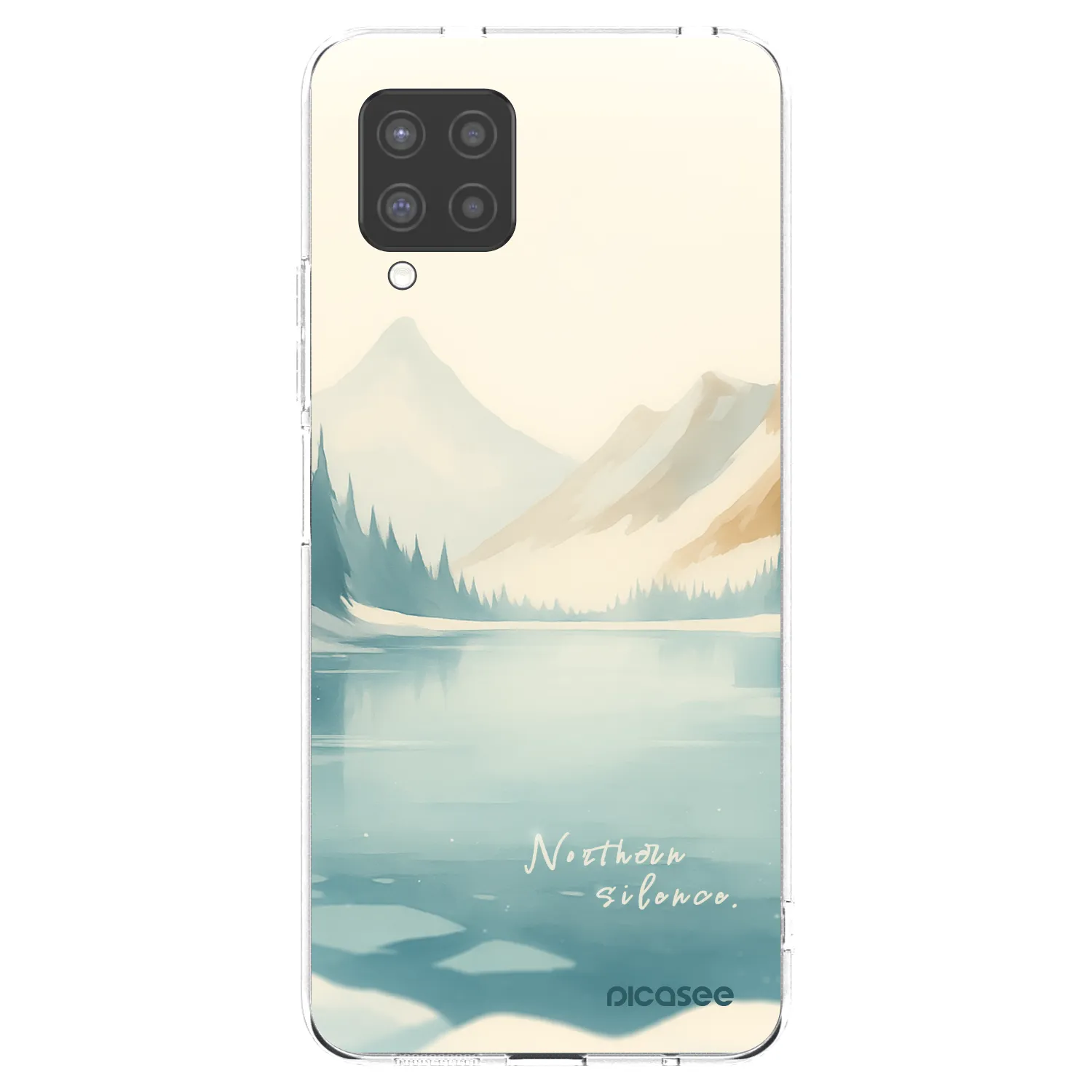 Picasee διαφανής θήκη σιλικόνης Samsung Galaxy A42 A426B - NOTHERN SILENCE
