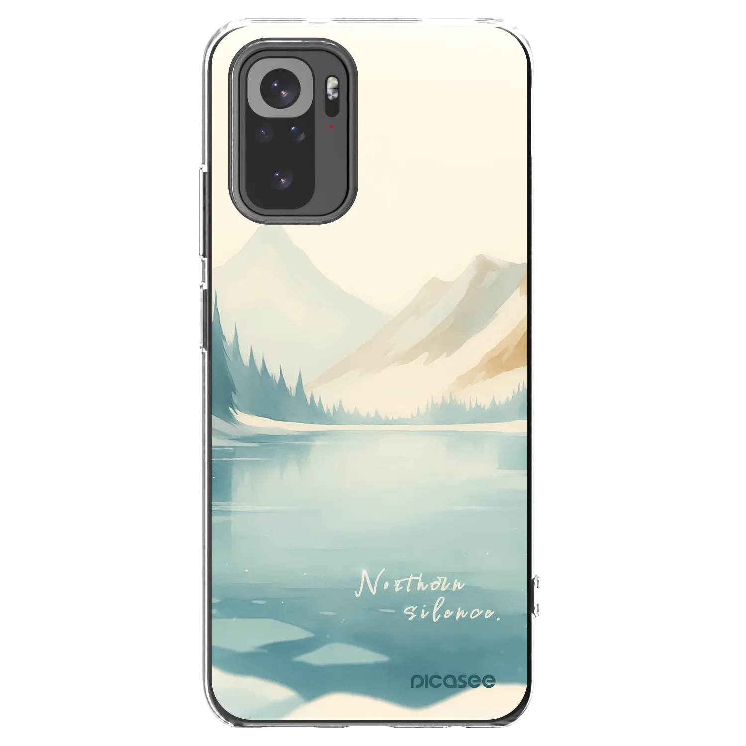 Picasee διαφανής θήκη σιλικόνης Xiaomi Redmi Note 10S - NOTHERN SILENCE