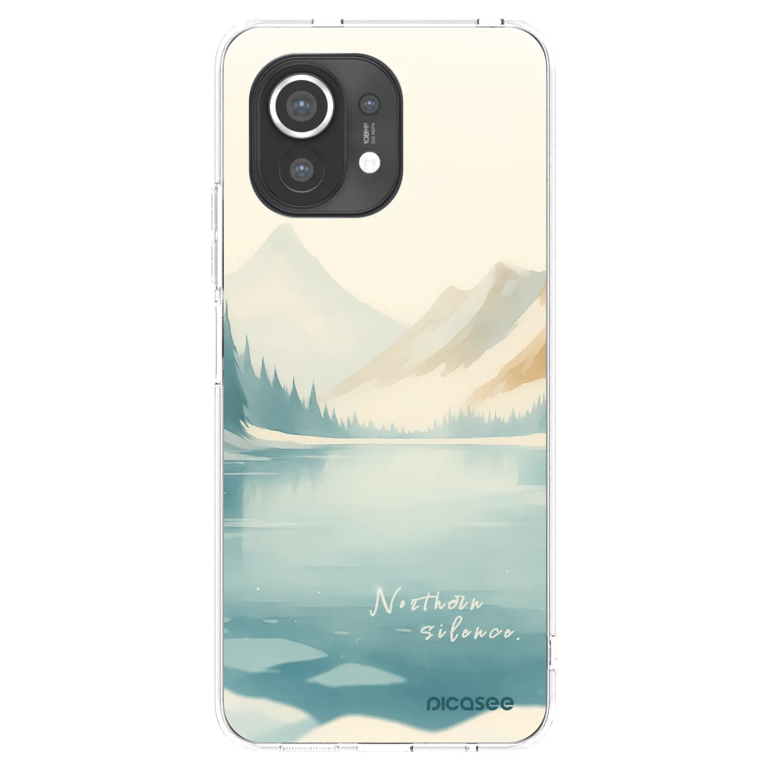 Picasee διαφανής θήκη σιλικόνης Xiaomi Mi 11 - NOTHERN SILENCE