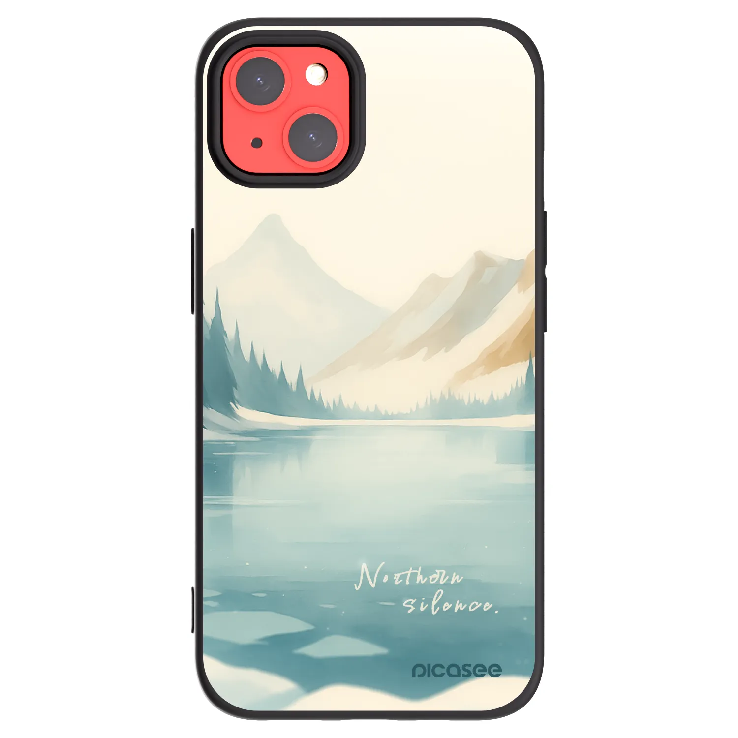 Picasee Μαύρη θήκη σιλικόνης για Apple iPhone 13 - NOTHERN SILENCE