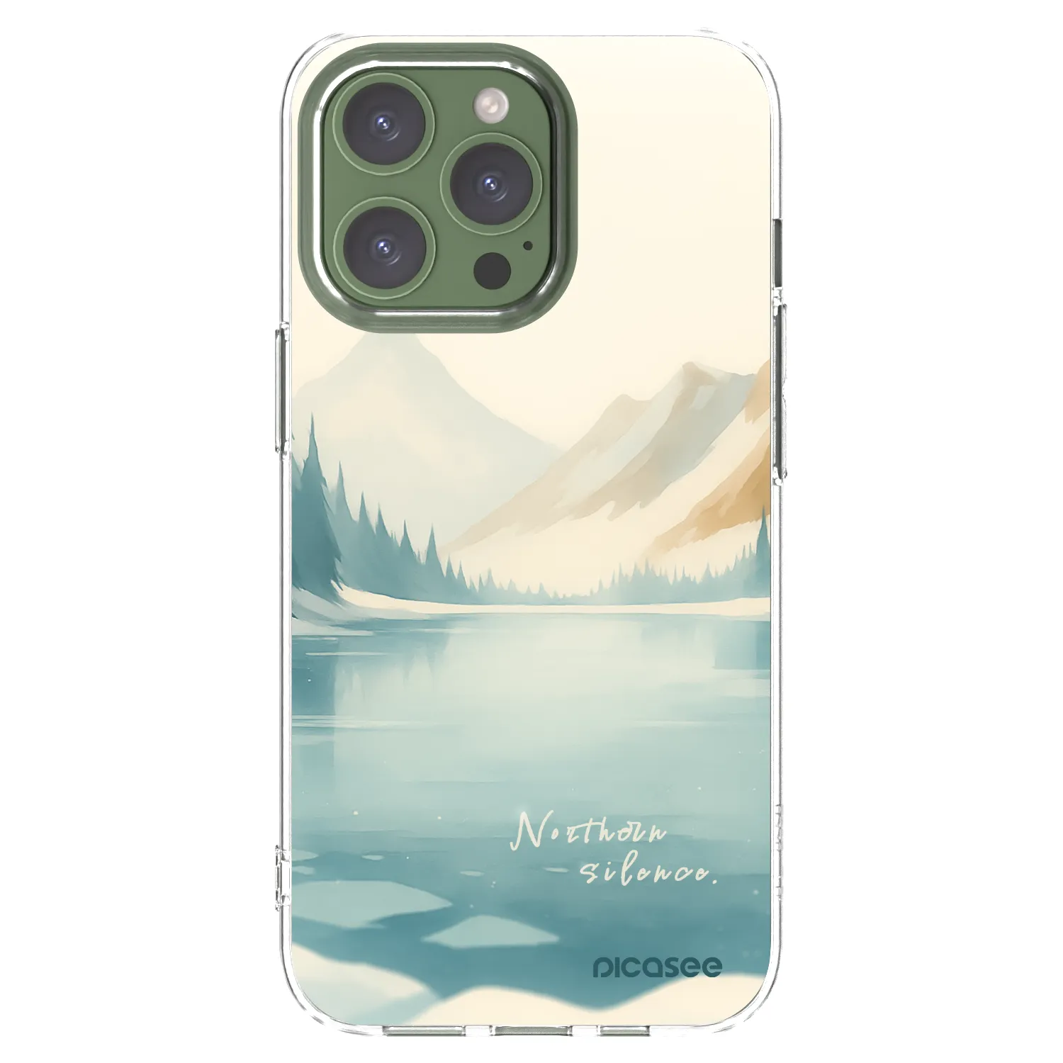 Picasee διαφανής θήκη σιλικόνης Apple iPhone 13 Pro - NOTHERN SILENCE