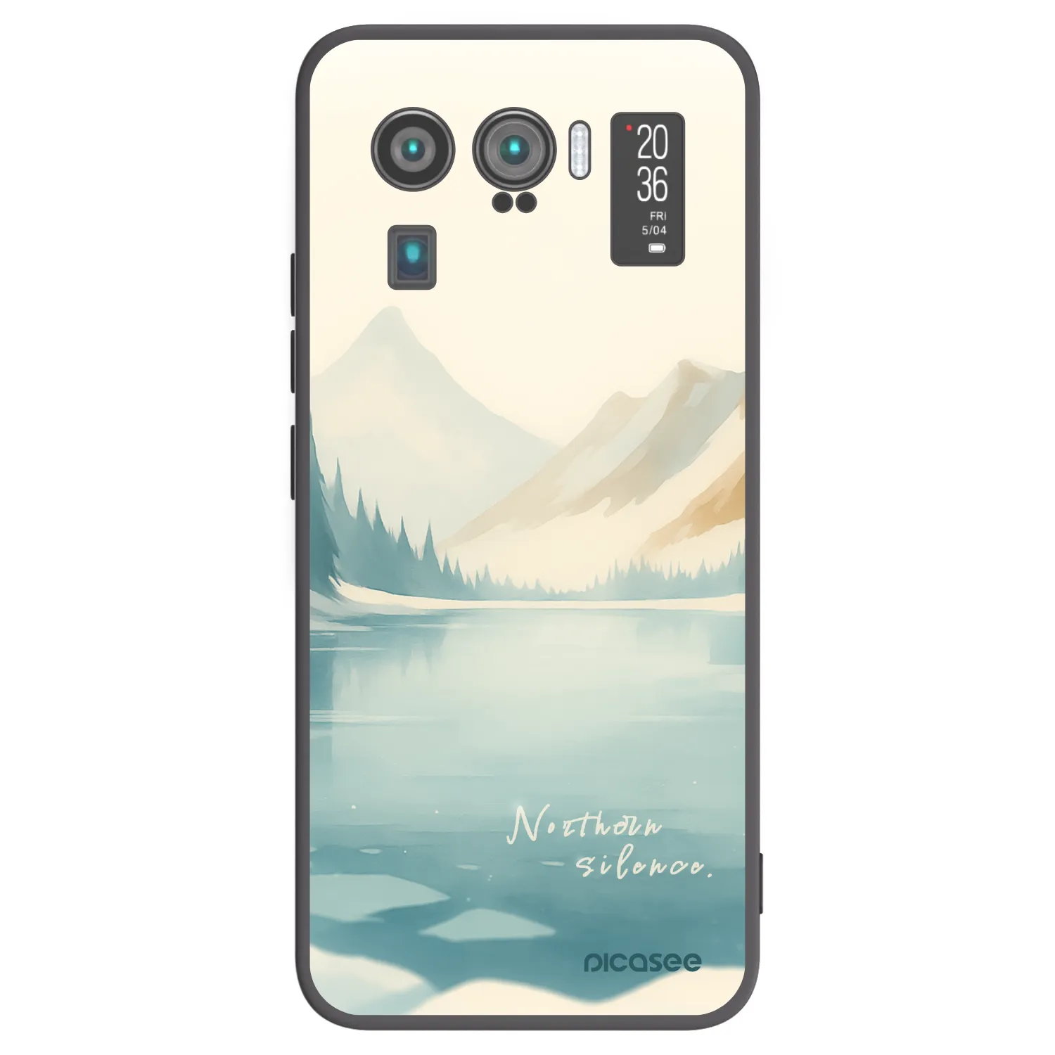 Picasee Μαύρη θήκη σιλικόνης για Xiaomi Mi 11 Ultra - NOTHERN SILENCE