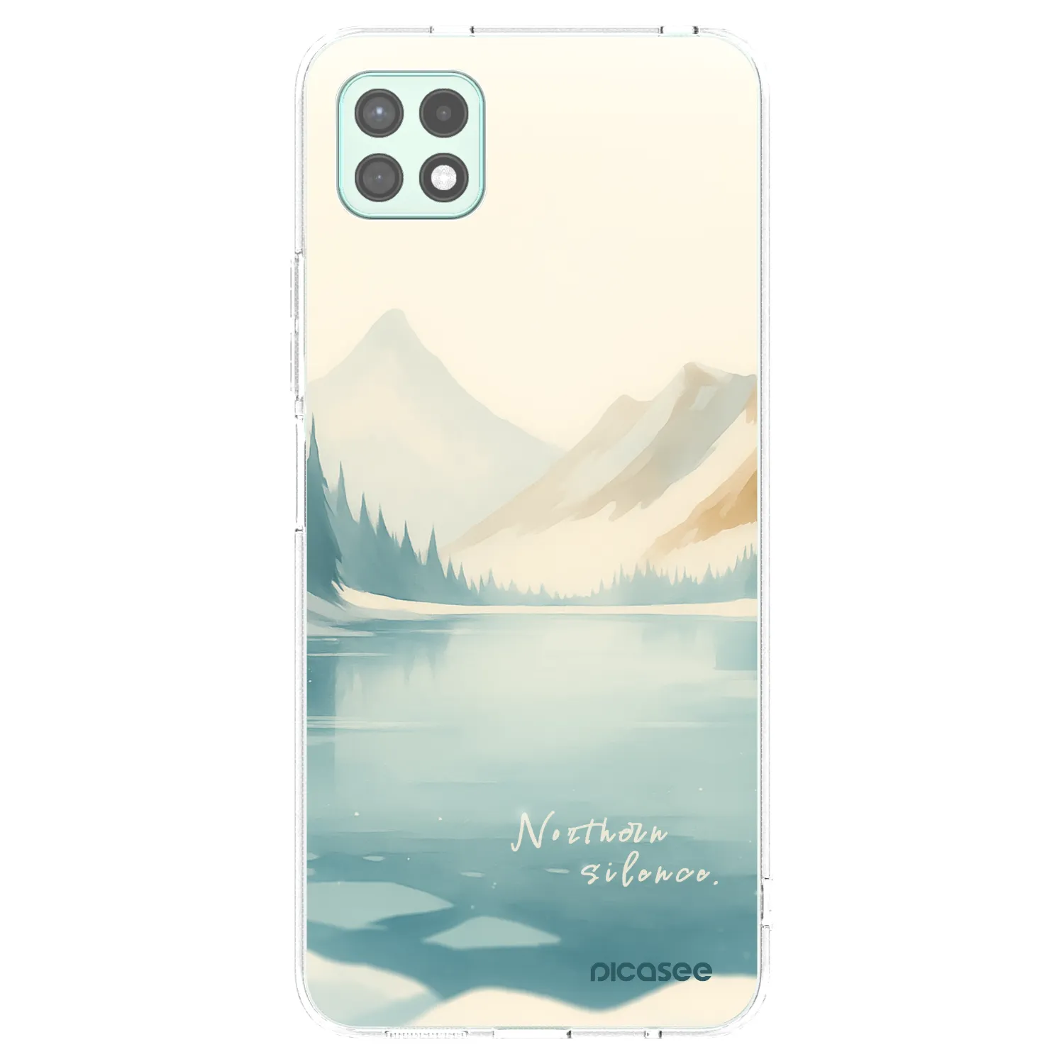 Picasee διαφανής θήκη σιλικόνης Samsung Galaxy A22 A226B 5G - NOTHERN SILENCE