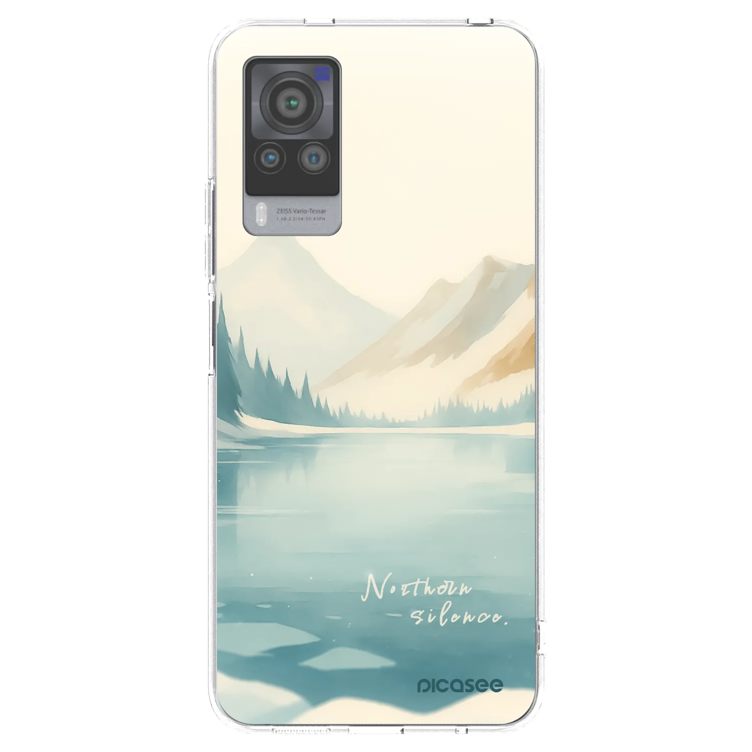 Picasee διαφανής θήκη σιλικόνης Vivo X60 Pro 5G - NOTHERN SILENCE
