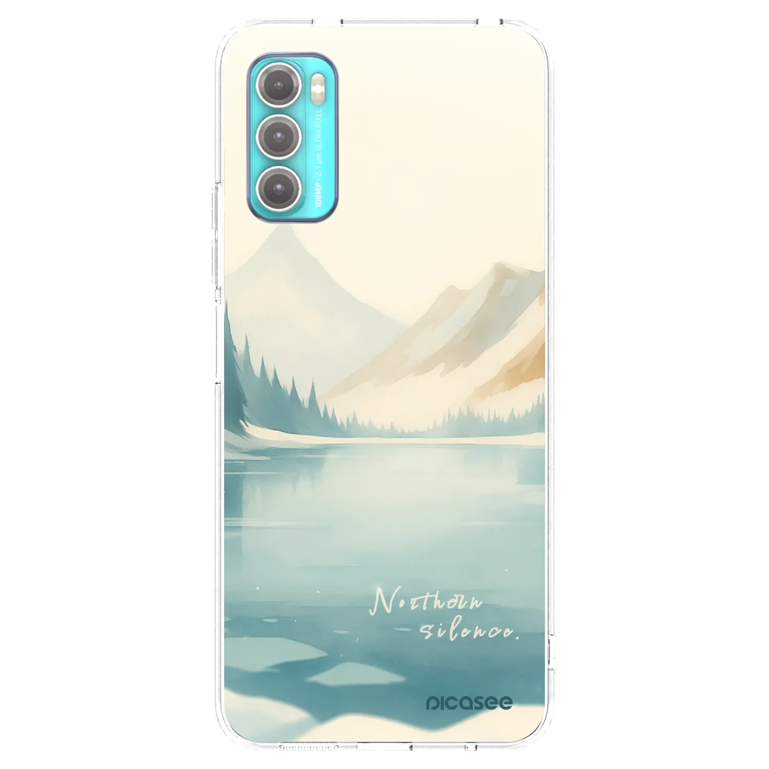 Picasee διαφανής θήκη σιλικόνης Motorola Moto G60 - NOTHERN SILENCE