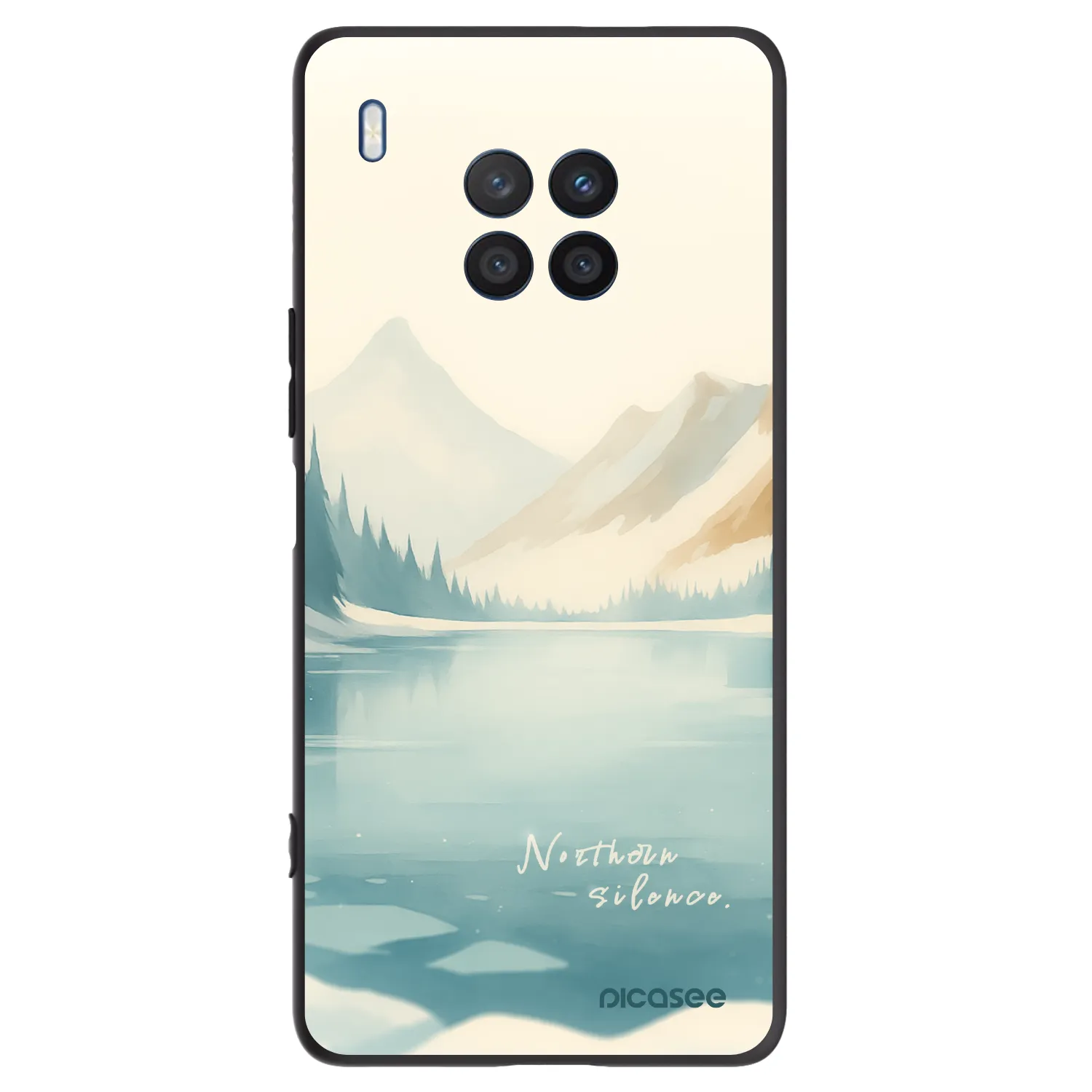Picasee Μαύρη θήκη σιλικόνης για Honor 50 Lite - NOTHERN SILENCE